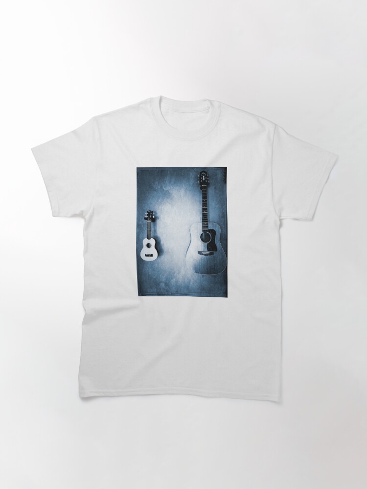 Alternate view of Music Lover Gift - Bluesy Photo Art Classic T-Shirt