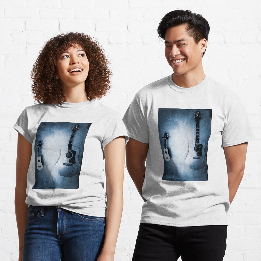 Music Lover Gift - Bluesy Photo Art Classic T-Shirt