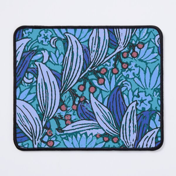 Item preview, Bright Blue Floral Pattern Modern designed and sold by antiqueart.