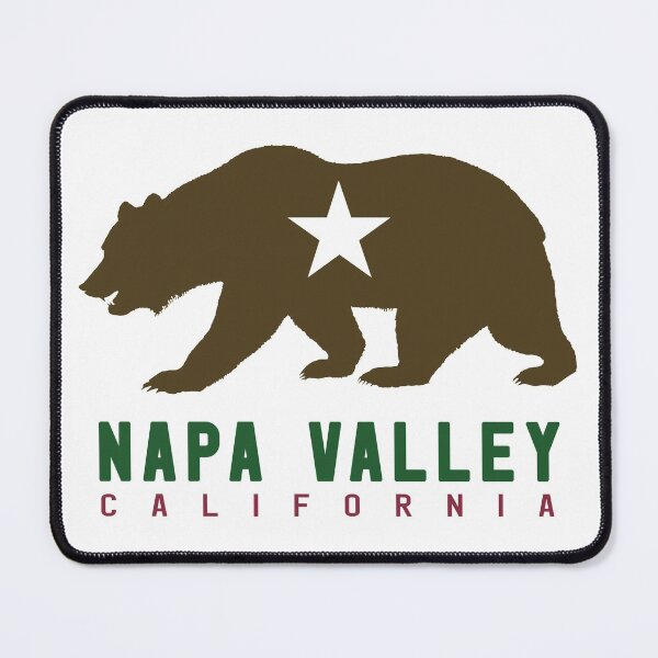 Item preview, Napa Valley Winery California Wine Lovers Flag in Color designed and sold by Capybara Clothing.