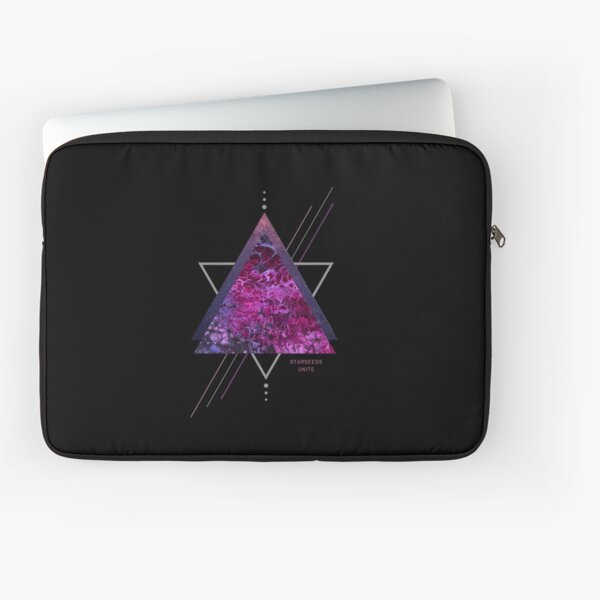 Starseeds Unite - Sacred Geometry - Acrylic Painting & Digital Art Design Laptop Sleeve