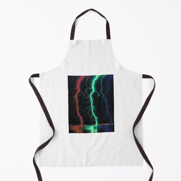 Item preview, TRIPLE MULTICOLOR LIGHTNING -THUNDERBOLTS designed and sold by MrCreativeArts.