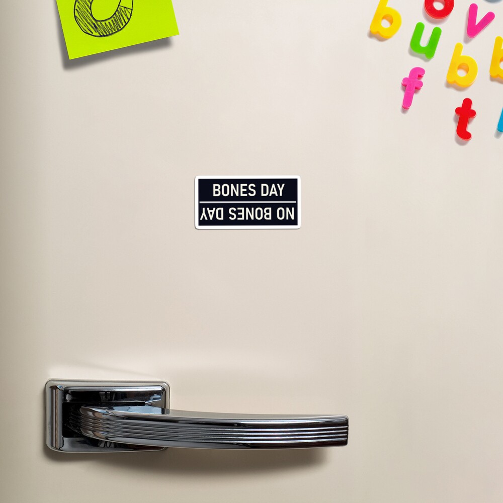 bones day forecast magnet Magnet