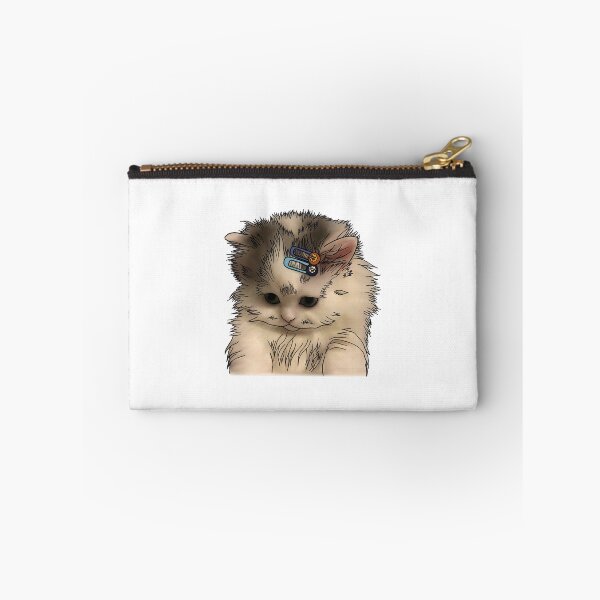 Item preview, Cat with hair clips designed and sold by Alenas-Store.
