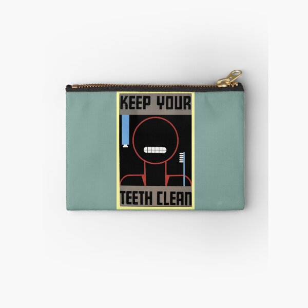 Item preview, Keep Your Teeth Clean. A WPA poster from the Depression. designed and sold by IXXIN.