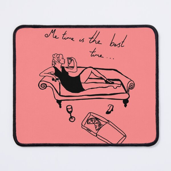 Item preview, Me time is the best time light pink designed and sold by DemonicGloom.