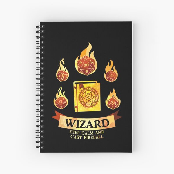 Item preview, Wizard: Keep Calm and Cast Fireball designed and sold by D20Tees.