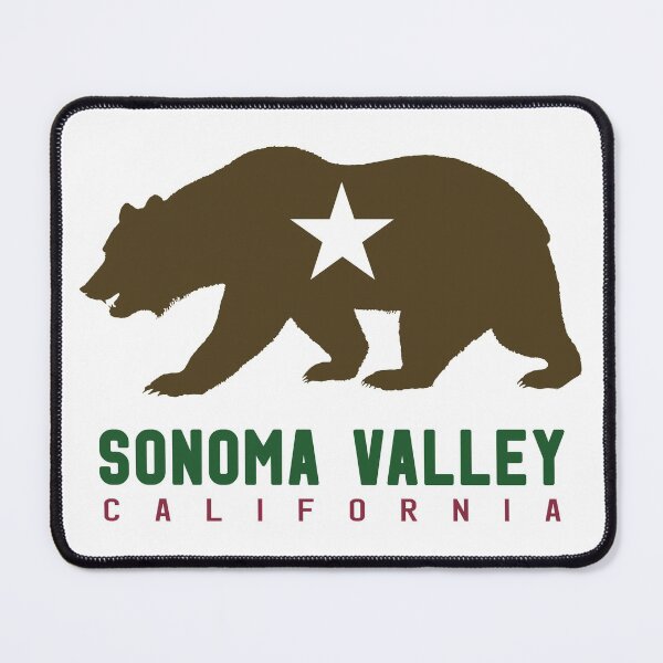 Item preview, Sonoma Valley Winery California Wine Lovers Flag in Color designed and sold by Capybara Clothing.