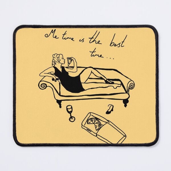 Item preview, Me time is the best time pale yellow designed and sold by DemonicGloom.