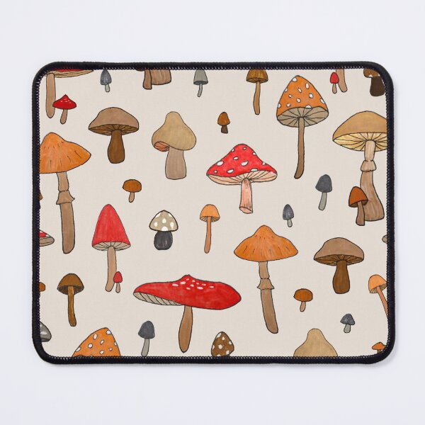 Item preview, Mushroom Brush Pen Pattern designed and sold by Lauren Ullrich.