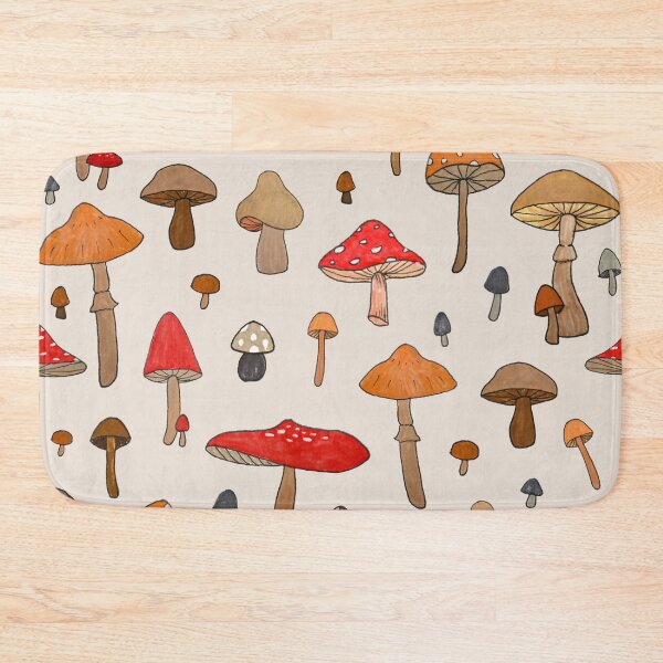Item preview, Mushroom Brush Pen Pattern designed and sold by Lauren Ullrich.
