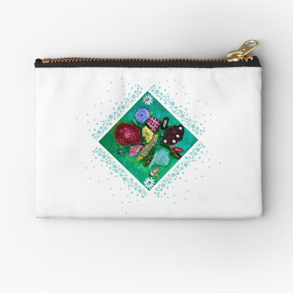 Wabi-Sabi - Perfection of Imperfection - Acrylic Painting & Digital Art Design Zipper Pouch