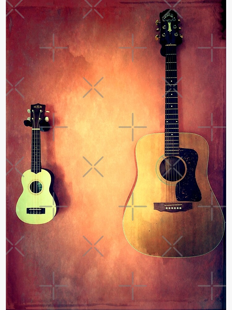 Music Lover Gift - Guitars in the Pink Photo Art - Musician Gift by OneDayArt