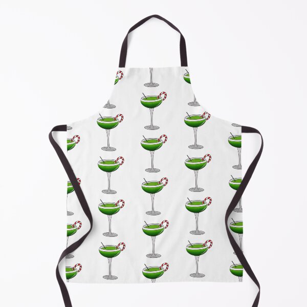 Item preview, Candy cane green Christmas cocktail designed and sold by morganbethdraws.