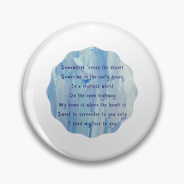 Item preview, Erasure Lyrics on Arty Blue Design - Blue Savannah (Blue)   designed and sold by TRAVIS-DSN.