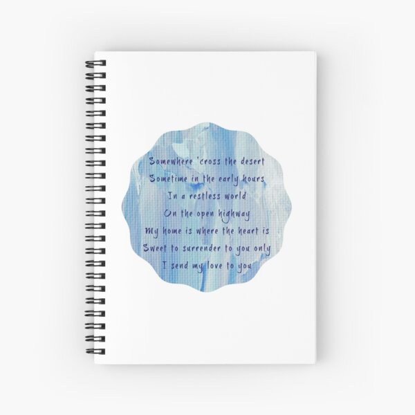 Item preview, Erasure Lyrics on Arty Blue Design - Blue Savannah (Blue)   designed and sold by TRAVIS-DSN.