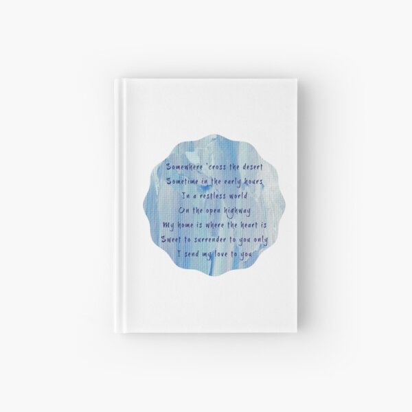 Item preview, Erasure Lyrics on Arty Blue Design - Blue Savannah (Blue)   designed and sold by TRAVIS-DSN.