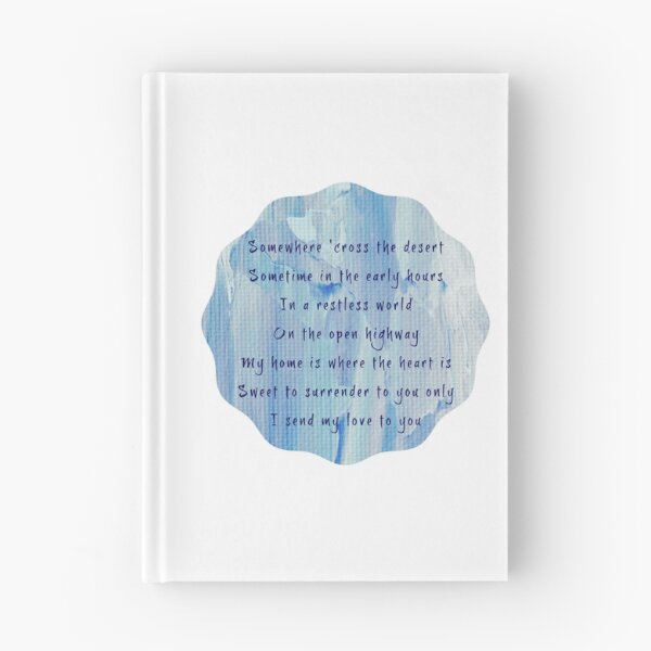 Item preview, Erasure Lyrics on Arty Blue Design - Blue Savannah (Blue)   designed and sold by TRAVIS-DSN.
