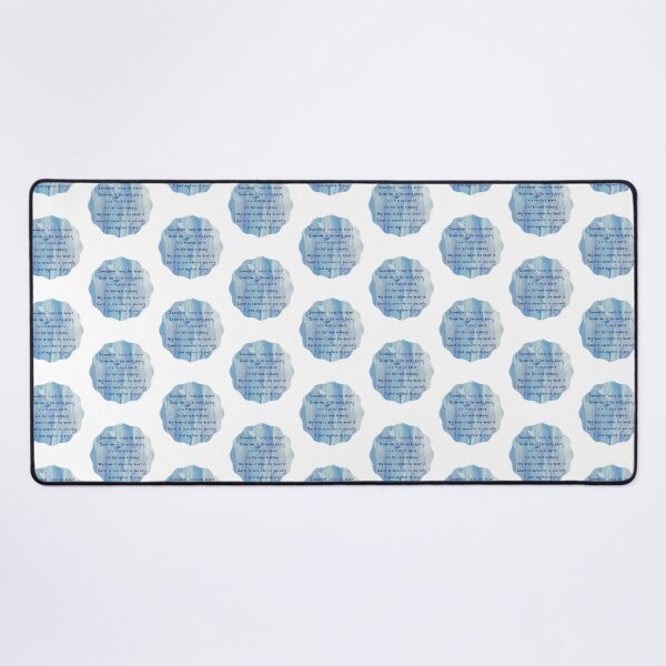 Item preview, Erasure Lyrics on Arty Blue Design - Blue Savannah (Blue)   designed and sold by TRAVIS-DSN.