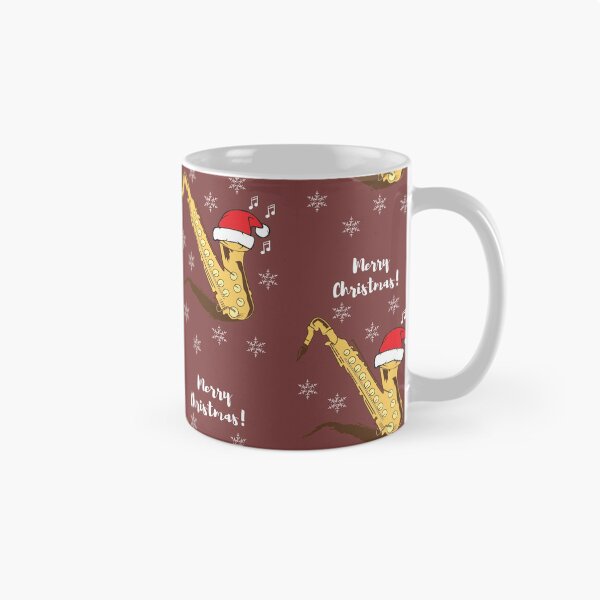 Item preview, Merry Christmas! Sax Red Hat Design with Snowflakes designed and sold by glide-products.