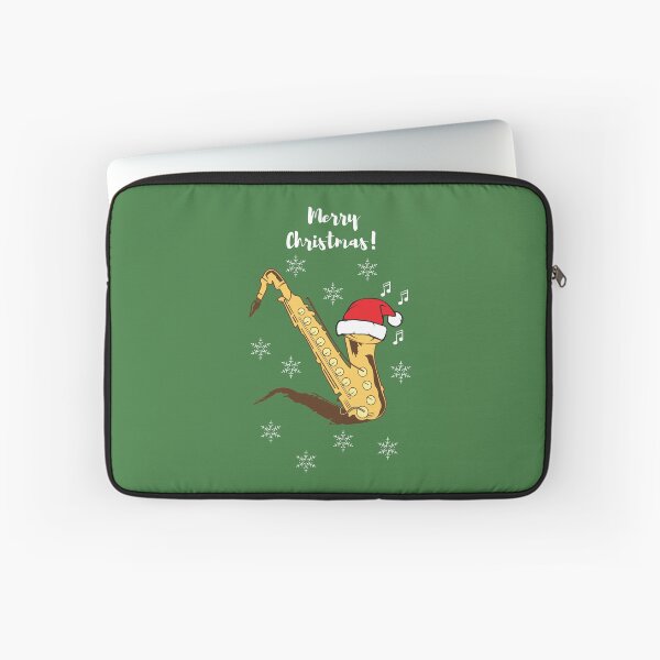 Item preview, Merry Christmas! Sax Red Hat Design with Snowflakes designed and sold by glide-products.
