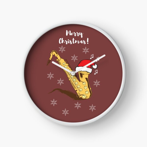 Item preview, Merry Christmas! Sax Red Hat Design with Snowflakes designed and sold by glide-products.