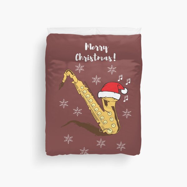 Item preview, Merry Christmas! Sax Red Hat Design with Snowflakes designed and sold by glide-products.