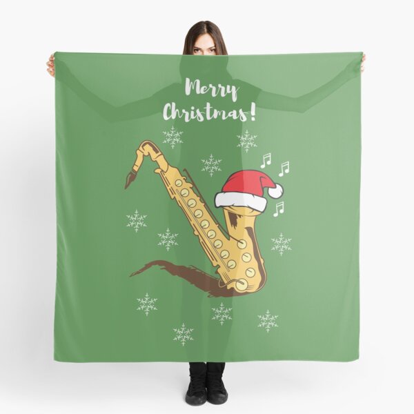 Item preview, Merry Christmas! Sax Red Hat Design with Snowflakes designed and sold by glide-products.