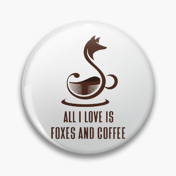 Item preview, All I Love Is Foxes and Coffee - Trendy Running Fox Gift Idea For Fox and Coffee Lovers designed and sold by Prince - Bestseller ★★★★★.