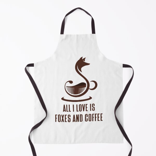 Item preview, All I Love Is Foxes and Coffee - Trendy Running Fox Gift Idea For Fox and Coffee Lovers designed and sold by Prince - Bestseller ★★★★★.