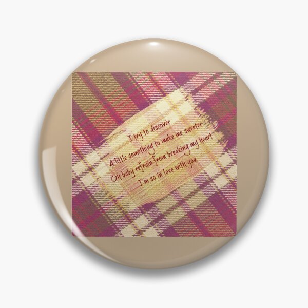 Item preview, Erasure Lyrics on Gold Paint Swish Background and Red Tartan Backing - Little Respect  T-Shir designed and sold by TRAVIS-DSN.