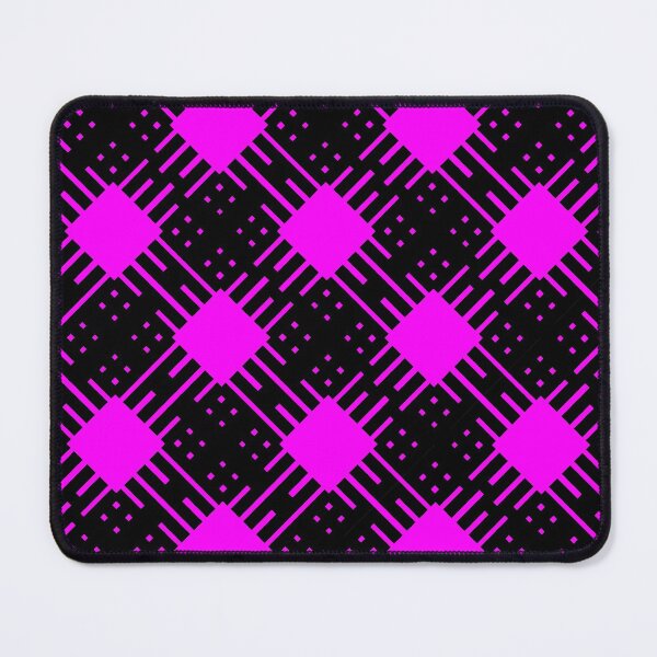 Item preview, Criss Cross Angled Dash Line Pattern 2 in Black and Magenta designed and sold by Neil Feigeles.