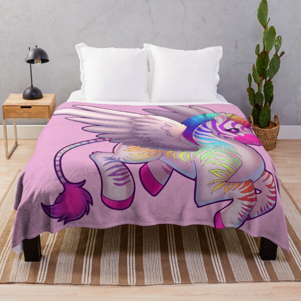 Item preview, Rainbow Stripe Zebrasus designed and sold by MillyD13.