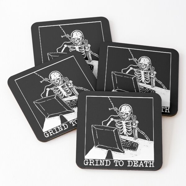 Item preview, Grind to Death designed and sold by SludgeworkMeg.