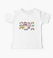 Monster Vehicles - Die Kinderschau - Pixel Art Baby T-Shirt