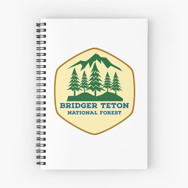Item preview, Bridger Teton National Forest Wyoming Vintage Retro Forest Hiking, Camping Adventure Travel designed and sold by tmartinezta.