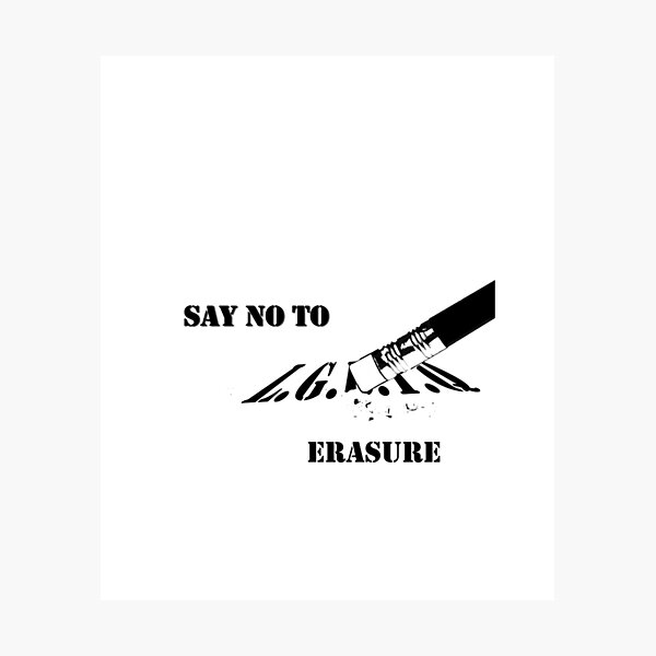 Item preview, say no to bi erasure Sleeveless Top designed and sold by TRAVIS-DSN.