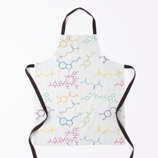 Item preview, Neurotransmitters Pattern Happy Chemicals designed and sold by GrellenDraws.