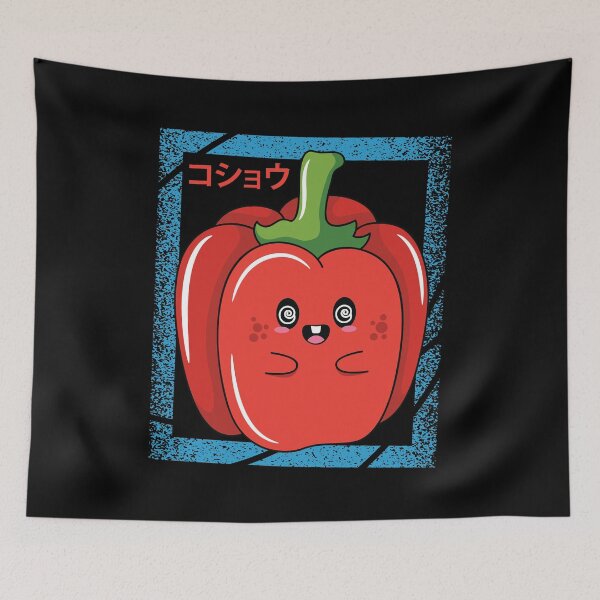 Item preview, Kawaii Red Bell Pepper designed and sold by spacedowl.