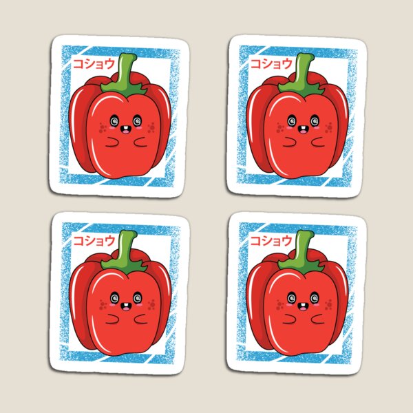 Item preview, Kawaii Red Bell Pepper designed and sold by spacedowl.