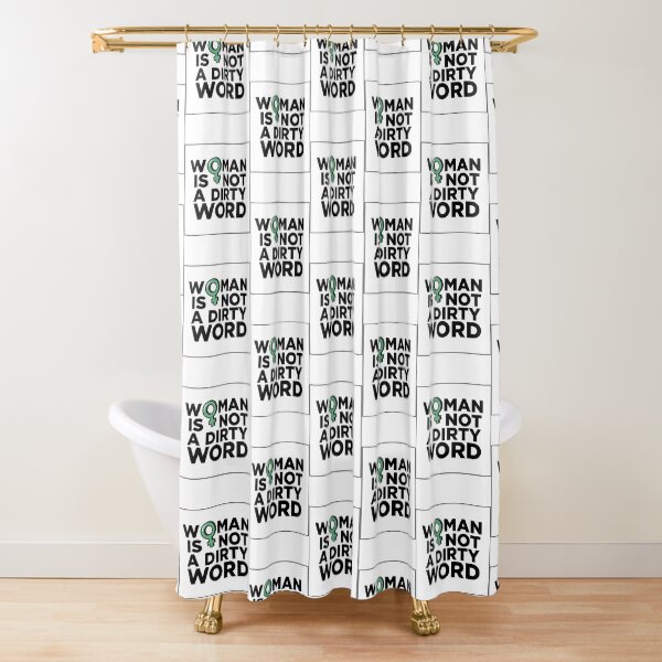 Item preview, WOMAN IS NOT A DIRTY WORD - Protest Women Erasure   designed and sold by TRAVIS-DSN.