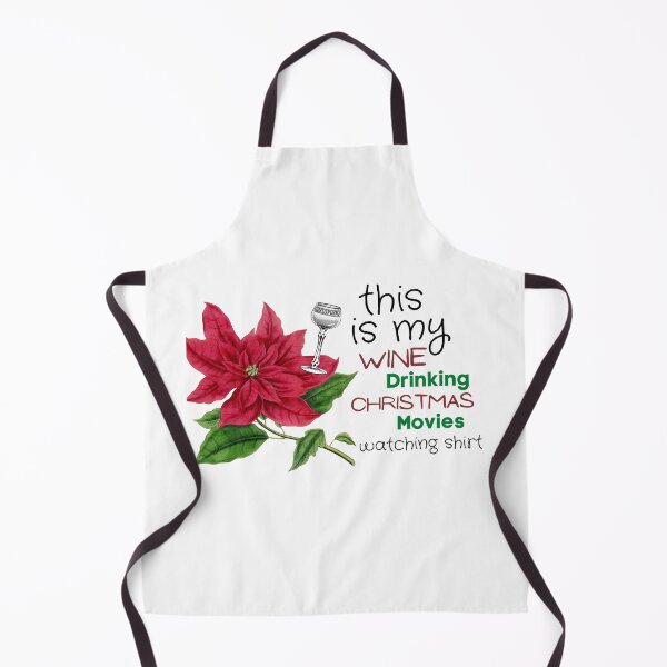 Item preview, This is my wine drinking Christmas movies watching shirt designed and sold by RedThorThreads.