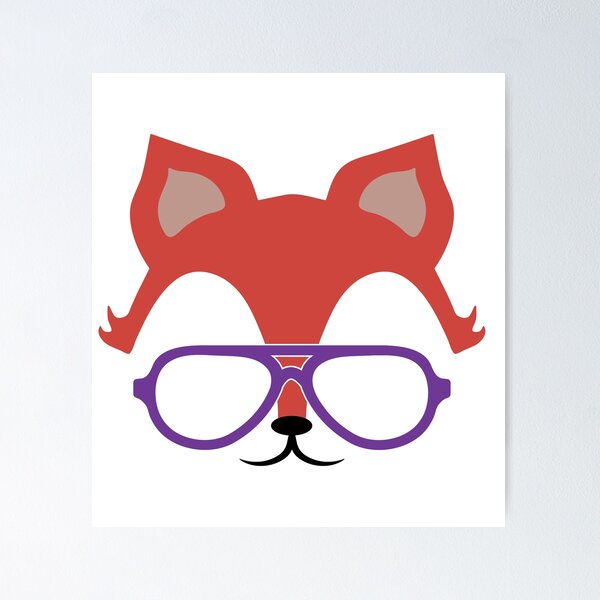 Item preview, Cute Girly Fox Design - Trendy Running Fox Gift Idea For Fox Lovers designed and sold by Prince - Bestseller ★★★★★.