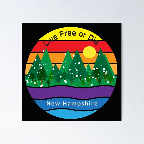 Item preview, Live Free or Die New Hampshire designed and sold by edenjoy-designs.