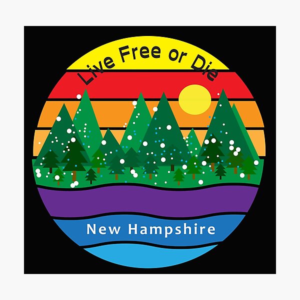 Item preview, Live Free or Die New Hampshire designed and sold by edenjoy-designs.