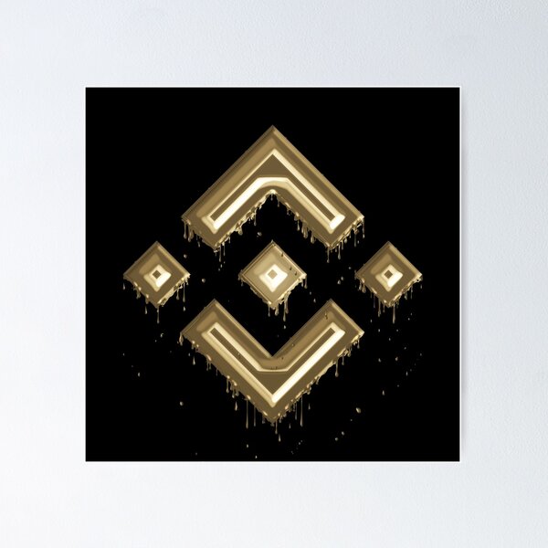 Item preview, Binance Coin BNB Crypto Dripping Gold designed and sold by johnta17.