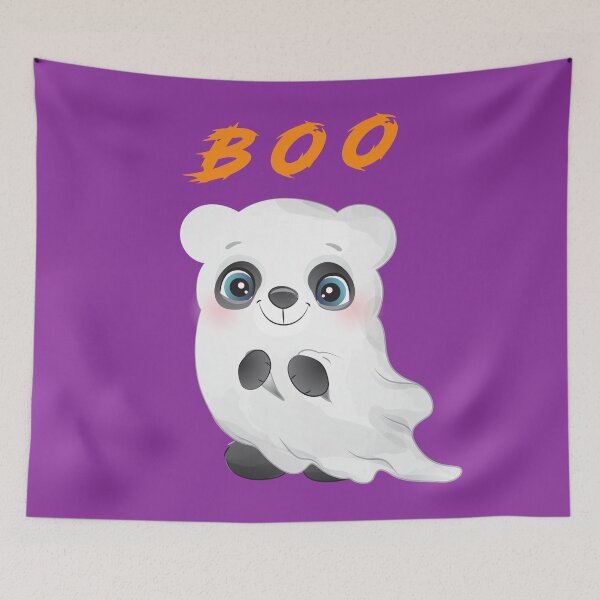 Item preview, Cute Panda Ghost Halloween Costumes Boo Baby Kids  designed and sold by Ross-Sergey.