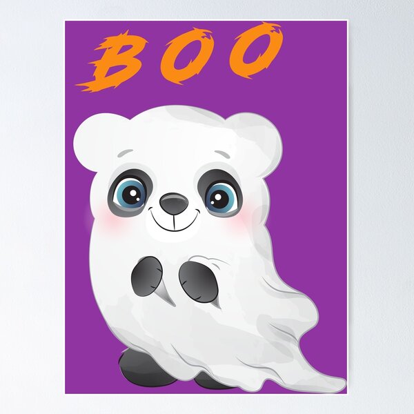Item preview, Cute Panda Ghost Halloween Costumes Boo Baby Kids  designed and sold by Ross-Sergey.