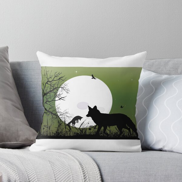 Item preview, Beautiful Jumping Foxes Painting - Trendy Running Fox Gift Idea For Fox Lovers designed and sold by Prince - Bestseller ★★★★★.