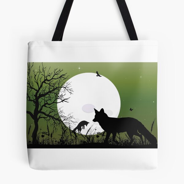 Item preview, Beautiful Jumping Foxes Painting - Trendy Running Fox Gift Idea For Fox Lovers designed and sold by Prince - Bestseller ★★★★★.
